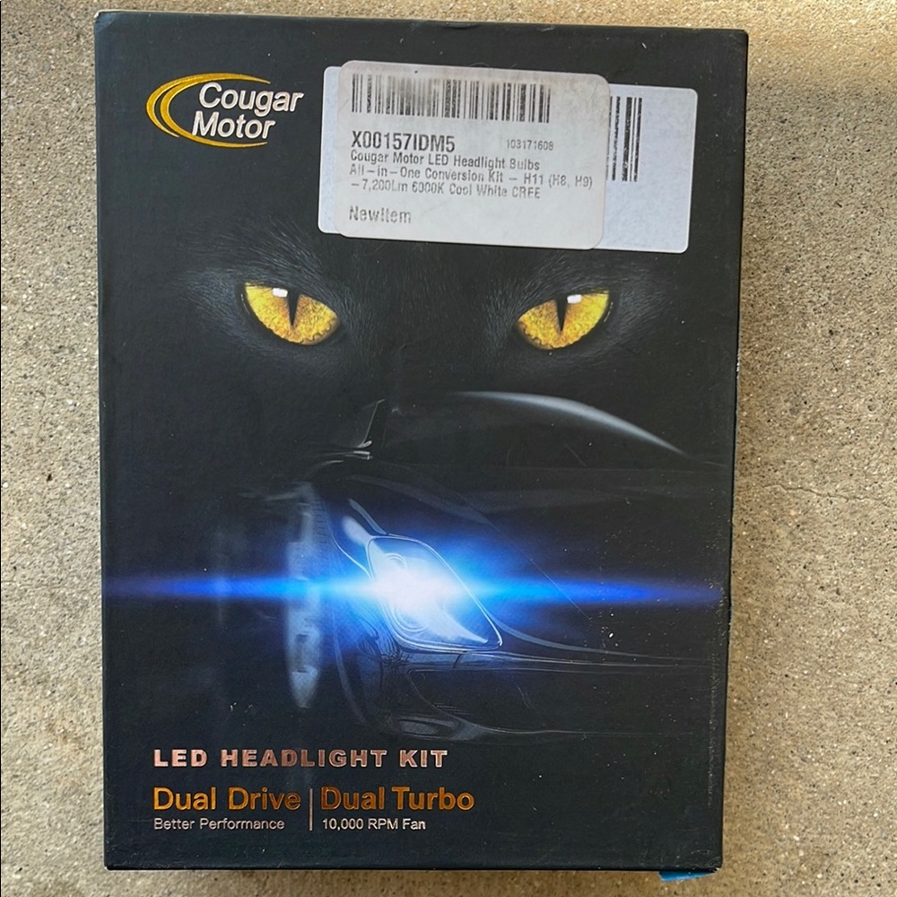 LED Headlight Kit - Black